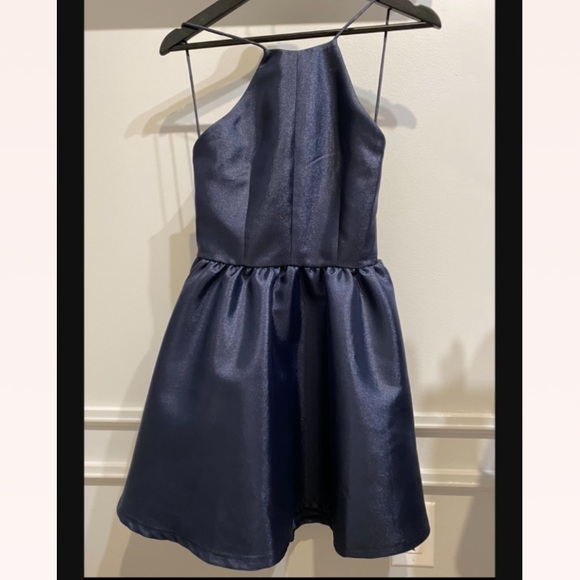 Chelsea navy blue mini dress - Picture 1 of 9